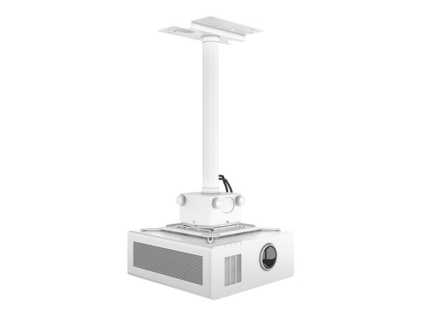 Multibrackets M Pro HD Series - Monteringssett (justerbar monteringsarm, projektormontering) - for projektor - hvit - takmonterbar