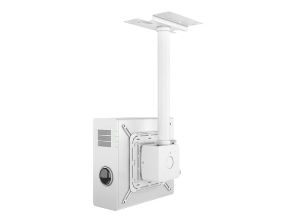Multibrackets M Pro HD Series - Monteringssett (justerbar monteringsarm, projektormontering) - for projektor - hvit - takmonterbar