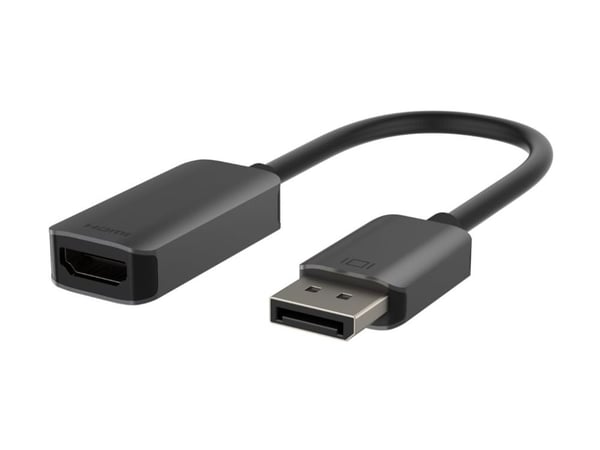 Belkin - Videoadapter - DisplayPort han til HDMI hun - 22.05 cm - lajittelu - aktiivinen