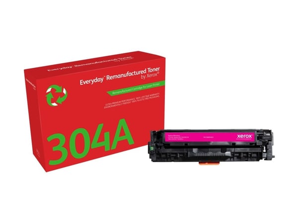 Everyday™ Magenta Remanufactured Toner by compatible with HP 304A (CC533A), Standard capacity, 2800 sivua, 2800 sivua, Magenta, 1 kpl