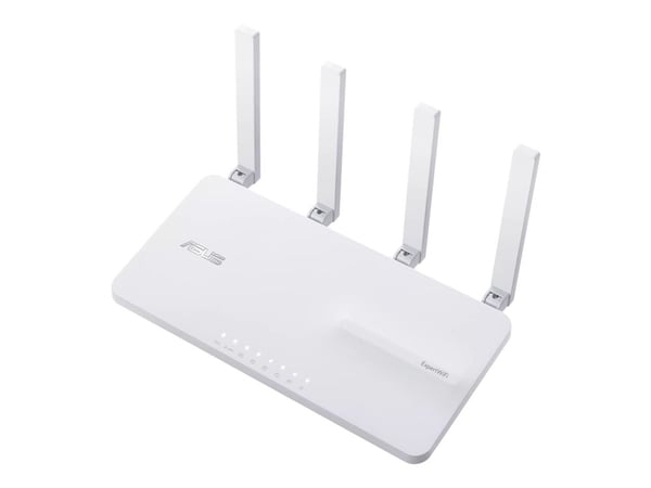 ASUS EBR63 – Expert WiFi, Wi-Fi 6 (802.11ax), Kaksitaajuus (2,4 GHz/5 GHz), Ethernet LAN, Valkoinen, Pöytäreititin