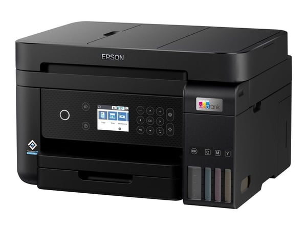 Epson EcoTank ET-3850 - Multifunksjonsskriver - farge - ink-jet - A4/Legal (medie) - opp til 15.5 spm (trykking) - 250 ark - LAN, Wi-Fi