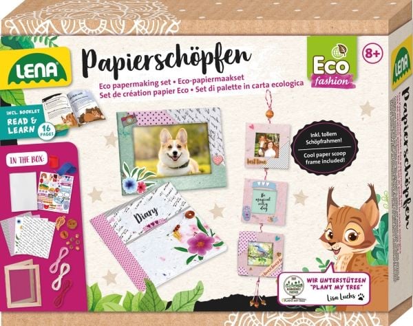 Lena 42838, Håndarbeidssett for barn, 8 år, Flerfarget