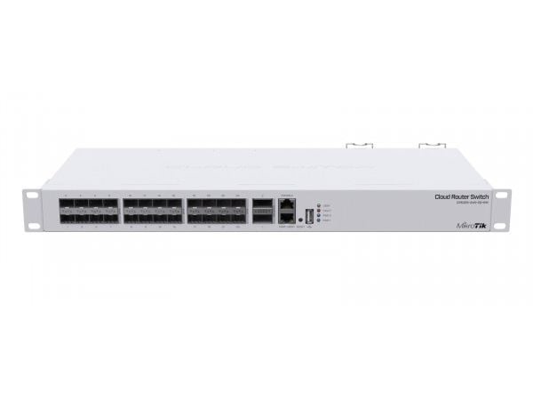 MikroTik Cloud Router Switch CRS326-24S+2Q+RM - Switch - L3 - Styrt - 24 x 10 Gigabit SFP+ + 2 x 40 Gigabit QSFP+ - rackmonterbar - AC 100 - 240 V