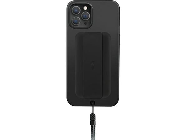 Uniq UNIQ Kotelo Heldro iPhone 12 Pro Max 6.7" Musta / Midnight Black Antimikrobinen