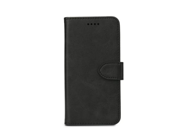eSTUFF WALES - Flipomslag til mobiltelefon - polyuretan (PU) - sort - for Samsung Galaxy S23