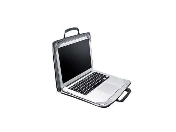 Mobilis Trendy - Notebookbæreveske - kompakt - 35 % resirkulert - 14" - svart