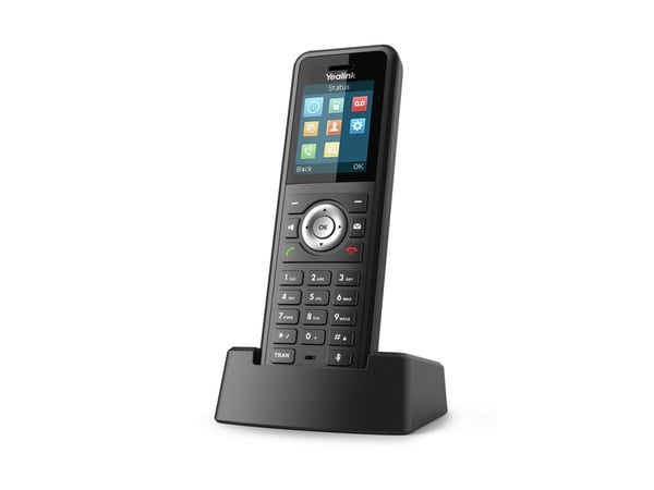 Yealink W59R - Trådløst ekstra håndsett - med Bluetooth-grensesnitt med anrops-ID - DECT - treveis anropskapasitet - svart