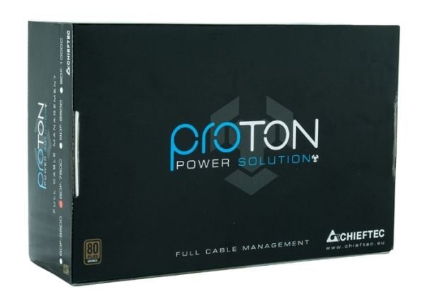 Chieftec Proton Series BDF-650C - Strømforsyning (intern) - ATX12V 2.3 - 80 PLUS Bronze - AC 115-230 V - 650 watt - aktiv PFC