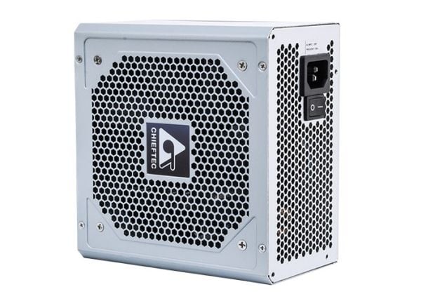 Chieftec iARENA GPC-600S - Strømforsyning (intern) - ATX12V 2.3/ PS/2 - AC 230 V - 600 watt - aktiv PFC - sølv
