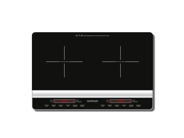 G3 Ferrari Dinamiko Duo, Svart, Benkeplate, 56 cm, Sonebasert induksjon, 2 zone(s), 2 zone(s)