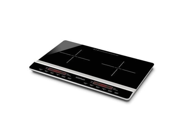G3 Ferrari Dinamiko Duo, Svart, Benkeplate, 56 cm, Sonebasert induksjon, 2 zone(s), 2 zone(s)