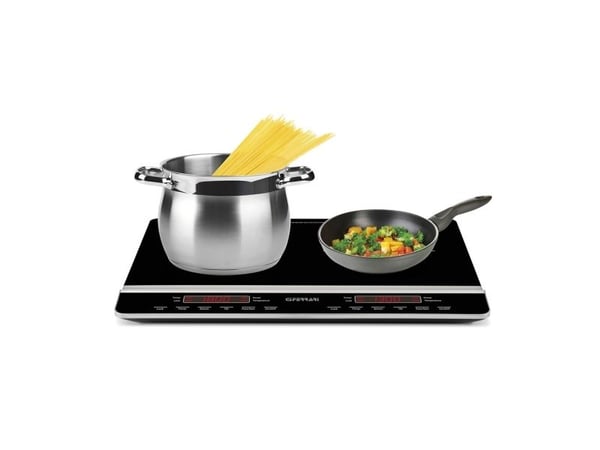 G3 Ferrari Dinamiko Duo, Svart, Benkeplate, 56 cm, Sonebasert induksjon, 2 zone(s), 2 zone(s)