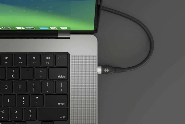 HyperJuice - USB-kabel - USB-C (hann) til USB-C (hann) - USB 2.0 - 2 m - utvidet effektområde (EPR), USB Power Delivery (240 W) - svart