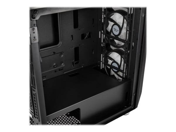 Kolink Citadel Mesh RGB - Tower - micro ATX - sidepanel med vindu (herdet glass) - ingen strømforsyning (ATX) - svart - USB/lyd