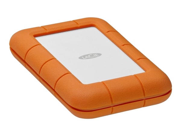 LaCie Rugged USB-C - Harddisk - 1 TB - ekstern (bærbar) - USB 3.1 Gen 1 (USB-C kontakt)