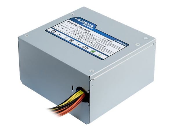 Chieftec iARENA GPC-600S - Strømforsyning (intern) - ATX12V 2.3/ PS/2 - AC 230 V - 600 watt - aktiv PFC - sølv