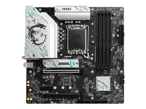 MSI B760M GAMING PLUS WIFI - Hovedkort - micro ATX - LGA1700-sokkel - B760 Chipset - USB 3.2 Gen 1, USB 3.2 Gen 2, USB-C 3.2 Gen 1 - 2.5 Gigabit LA...