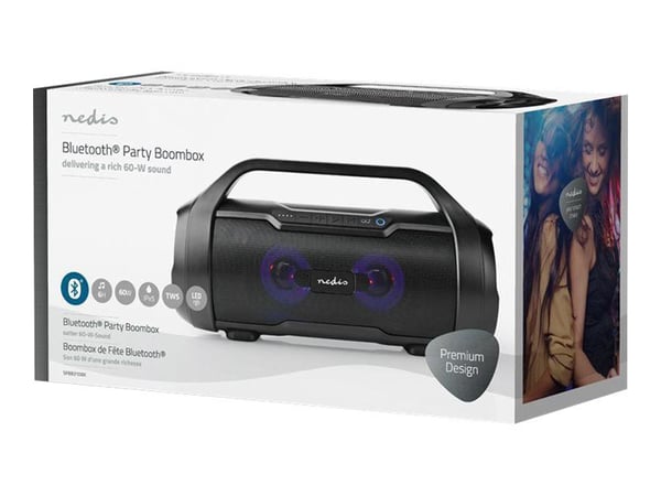 Nedis Party SPBB310BK - Boomboks - 18 watt - svart