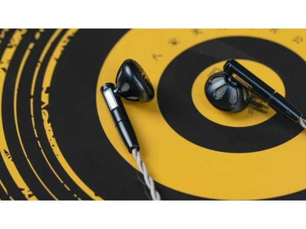 FiiO FF5, Koblet med ledninger (ikke trådløs), 20 - 20000 Hz, Musikk, 3,4 g, Hodetelefoner, Sort