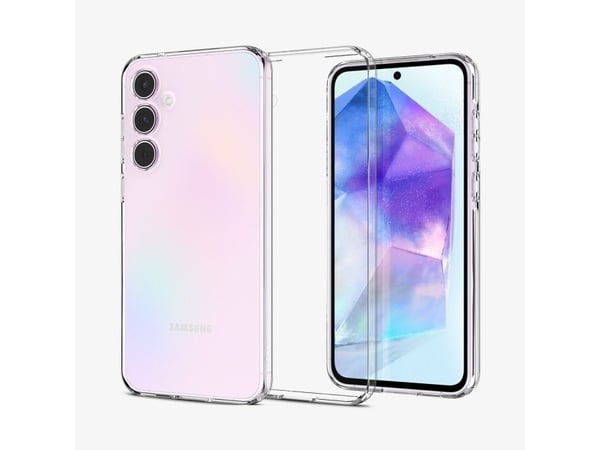 Spigen Liquid Crystal - Baksidedeksel for mobiltelefon - termoplast-polyuretan (TPU) - krystallklar - for Samsung Galaxy A55