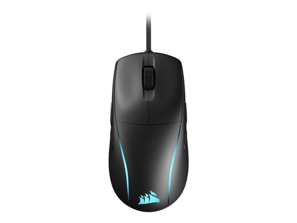 CORSAIR M75 - Mus - lett, RGB - høyre- og venstrehåndet - optisk - 8 knapper - kablet - USB