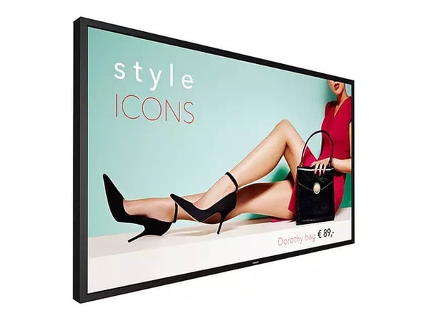 Philips 55BDL4002H - 55" Diagonal klass (54.6" visbar) - H-Line LED-bakgrundsbelyst LCD-skärm - digital skyltning - 1080p 1920 x 1080