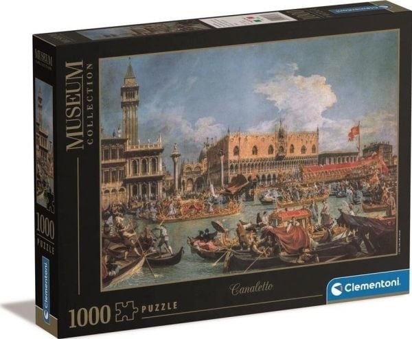 Clementoni CLE puslespill 1000 Museum Canaletto TheReturn..39764