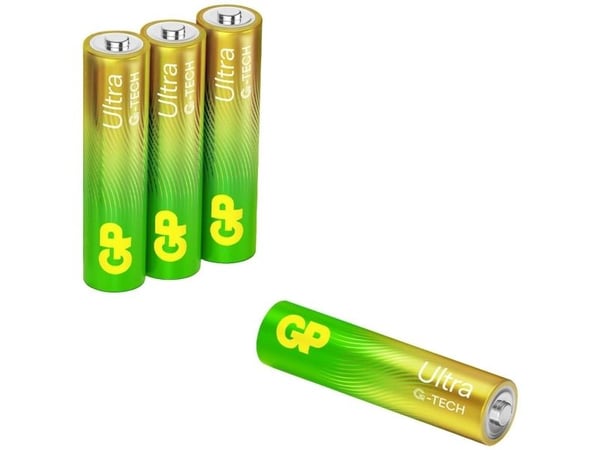 GP AAA batteri Ultra Alkali Mangan 1,5 V 4 stk
