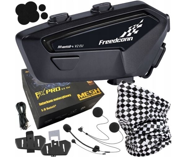 FreenConn FX Pro V2 EU MESH intercom til motorcykel