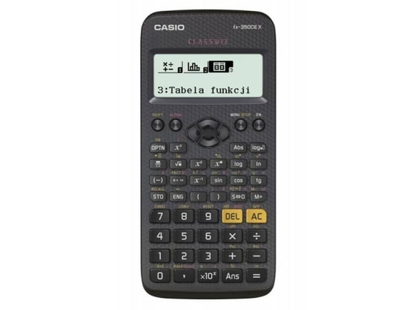 Casio FX-350CE X, Desktop, Vitenskaplig, Batteri, Sort