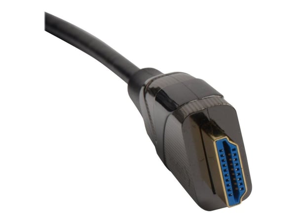 TECHly - High Speed - HDMI-kabel med Ethernet - HDMI hann til HDMI hann - 30 m - fiberoptisk - svart - 4K-støtte