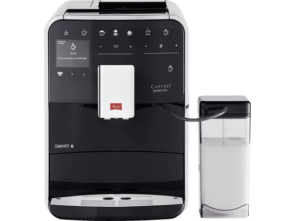 Melitta CAFFEO Barista T Smart F83/0-102 - Automatisk kaffemaskin med melkeskummer - 15 bar - svart