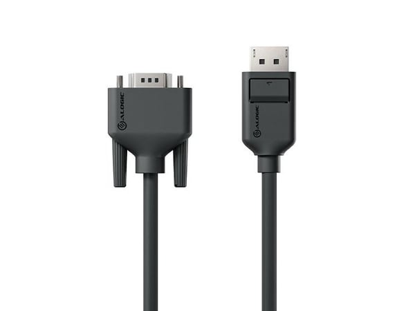 ALOGIC EL2DPVGA-02, 2 m, DisplayPort, VGA (D-Sub), Uros, Uros, Suora