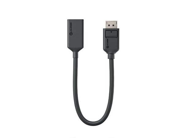ALOGIC EL2DPHD-ADP, 0,2 m, DisplayPort, HDMI, Uros, Naaras, Suora