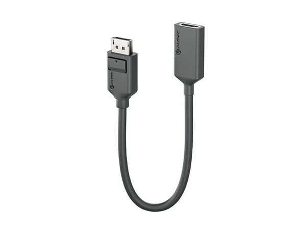 ALOGIC EL2DPHD-ADP, 0,2 m, DisplayPort, HDMI, Uros, Naaras, Suora
