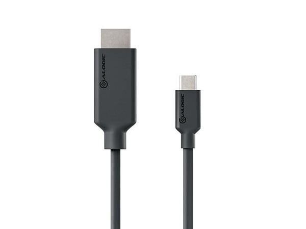 ALOGIC Elements Series - Adapterkabel - 24 pin USB-C han til HDMI han - 1 m - 4K60Hz (4096 x 2160) tuki, 1080p tuki 240 Hz