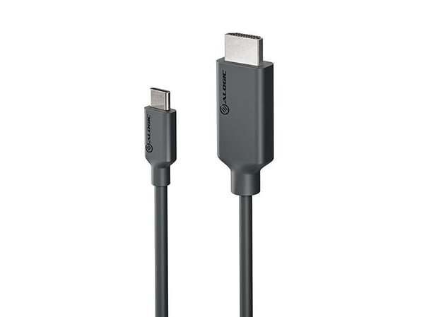 ALOGIC Elements Series - Adapterkabel - 24 pin USB-C han til HDMI han - 2 m - 4K60Hz (4096 x 2160) tuki, 1080p tuki 240 Hz