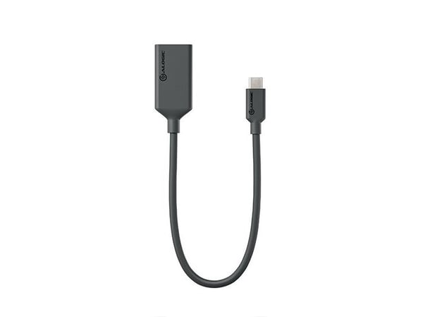 ALOGIC Elements Series - Videoadapteri - 24 pin USB-C han til HDMI hun - 20 cm - mørkegrå - 4K60Hz (4096 x 2160) tuki, 1080p tuki 240 Hz, 3D-videotuki