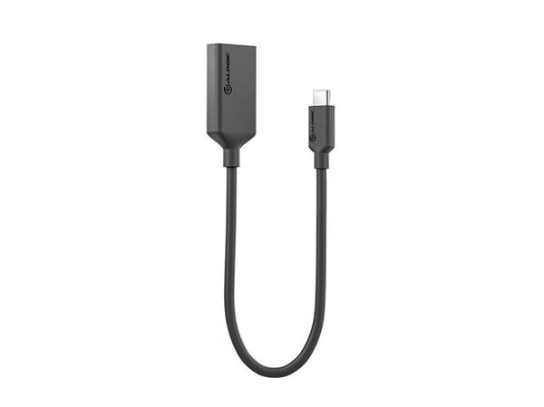 ALOGIC Elements Series - Videoadapteri - 24 pin USB-C han til HDMI hun - 20 cm - mørkegrå - 4K60Hz (4096 x 2160) tuki, 1080p tuki 240 Hz, 3D-videotuki