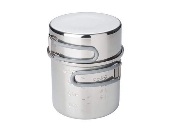 ESBIT Edelstahl Topf, Krukke, Rustfritt stål, 1 l, Rustfritt stål, Rustfritt stål, Rustfritt stål
