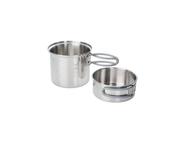 ESBIT Edelstahl Topf, Krukke, Rustfritt stål, 1 l, Rustfritt stål, Rustfritt stål, Rustfritt stål