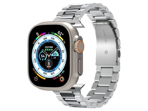 Spigen AMP06356, Band, Smartklokke, Sølv, Apple, Apple Watch Ultra 1 / 2 (49mm) Apple Watch Series 9 / 8 / 7 (45mm) Apple Watch Series SE 2 / SE /....
