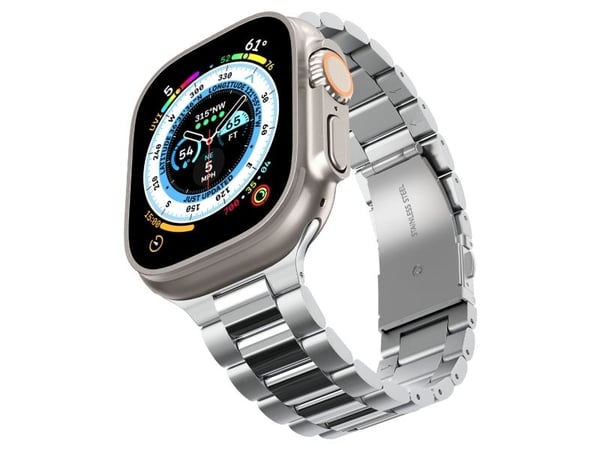 Spigen AMP06356, Band, Smartklokke, Sølv, Apple, Apple Watch Ultra 1 / 2 (49mm) Apple Watch Series 9 / 8 / 7 (45mm) Apple Watch Series SE 2 / SE /....