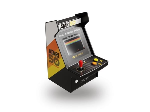 My Arcade ATARI Micro Player Pro, Flerfarget, 6,98 cm (2.75"), USB Type-C, 3,5 mm, USB/batteri, AA