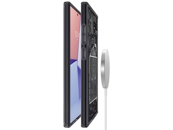 Spigen Ultra Hybrid Zero One, Etui, Samsung, Galaxy S24 Ultra (2024), 17,3 cm (6.8"), Sort, Grå