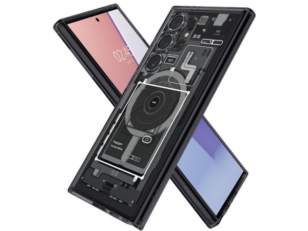 Spigen Ultra Hybrid Zero One, Etui, Samsung, Galaxy S24 Ultra (2024), 17,3 cm (6.8"), Sort, Grå