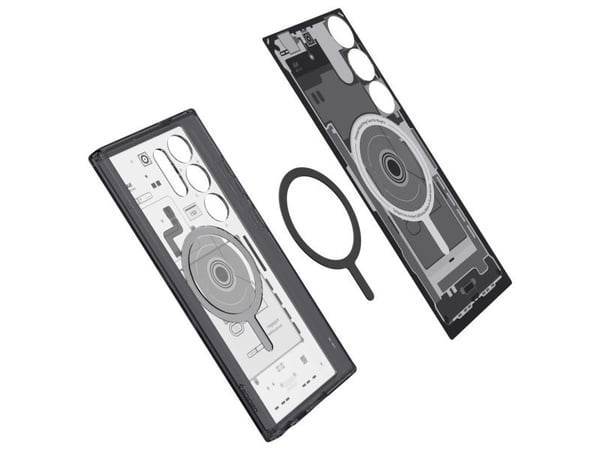 Spigen Ultra Hybrid Zero One, Etui, Samsung, Galaxy S24 Ultra (2024), 17,3 cm (6.8"), Sort, Grå