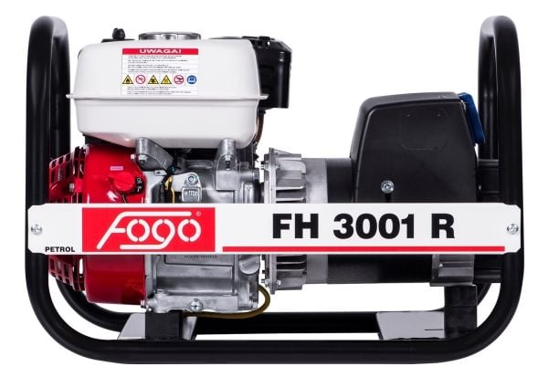 FOGO bærbar generator FH 3001 R 2,7 kW/230V, spenningsstabilisering, Honda-motor