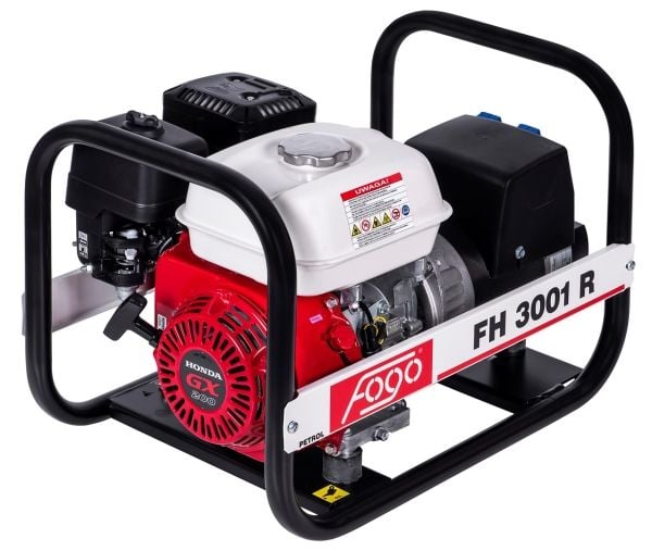 FOGO bærbar generator FH 3001 R 2,7 kW/230V, spenningsstabilisering, Honda-motor
